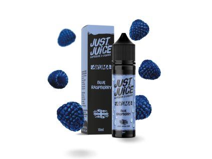 259876 prichut just juice s v blue raspberry modra malina objem 10ml kolek u