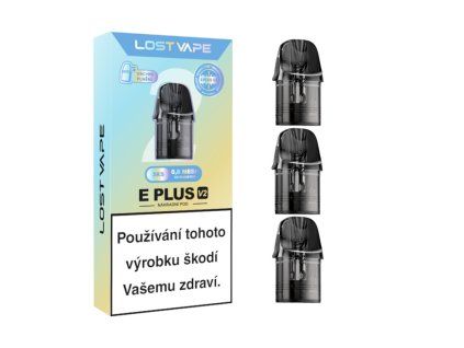 Lost Vape E Plus V2 Pod Cartridge 0,8ohm 2ml 3ks