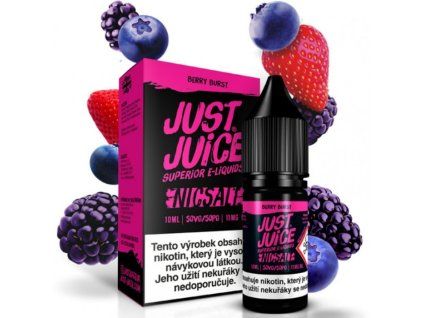 liquid just juice salt mixed berries 10ml 11mg