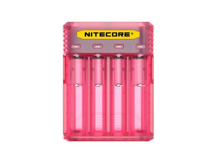 Multifunkční nabíječka baterií - Nitecore Intellicharger Q4 (Pinky Peach)