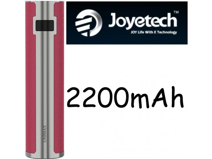 Joyetech Unimax 22 baterie Stříbrno-červená 2200mAh