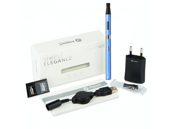 Elektronická cigareta Joyetech 510-CC 280mAh modrá - Joyetech - Značkové  elektronické cigarety