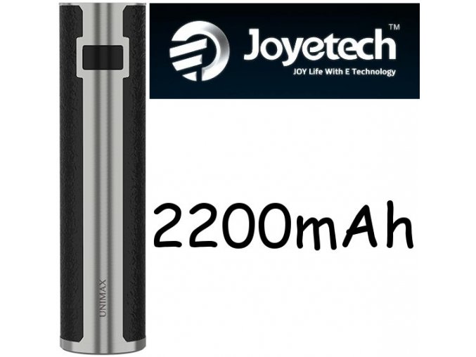 Joyetech Unimax 22 baterie Stříbrno-černá 2200mAh