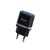 Nabíjecí adaptér do sítě Hoco C12 Dual USB (5V / 2,4A) (Černý)