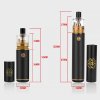 Dotmod dotStick - Kit - Elektronická cigareta, rozměry