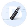 Uwell Dillon EM Pod Kit (Silver Quartz Fiber)