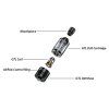 Eleaf GTL D20 Tank (2ml) (Stříbrný)