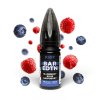 Riot BAR EDTN Salt Blueberry Sour Raspberry (Borůvka s malinou) 10ml intenzita nikotinu 5mg tabáková nálepka Kolek Q