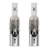 KIWI 2 náhradní cartridge Clear White 2ks odpor 0,8ohm