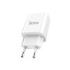 Nabíjecí adaptér do sítě Hoco C63A Dual USB (5V / 2,1A) (Bílý)