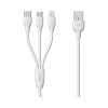 Dobíjecí kabel 3v1 REMAX SUDA (Bílý)