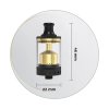 GAS MODS Pallas RTA clearomizér Stříbrná 3ml