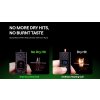 Porovnání No Dry Hit s nerezovou spirálou versus ordinary heating coil s vypálením