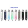 Osm barevných variant OXVA Xlim GO 2 včetně metal silver blue green pink light brown a black carbon