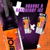 RIOT X Salt Orange & Raspberry ICE 10ml 5mg  Ledový pomeranč a malina