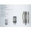 Joyetech eGo ONE Mega V2 clearomizer 4ml Silver