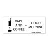 Hrnek Vapetalk s Karotkou - Good Morning (Bílý)