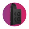 Elektronická cigareta: Uwell Caliburn KOKO Pod Kit (520mAh) (Černá)