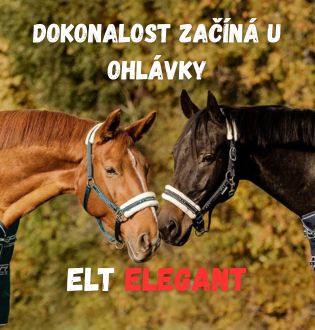 Stylová ohlávka ELT Elegant