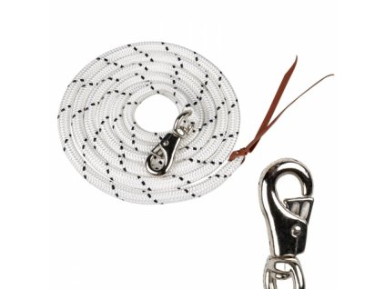 Westernové vodítko Waldhausen, 3 m, bílé