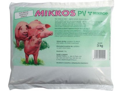 Mikros PV pro prasata a selata 3 kg