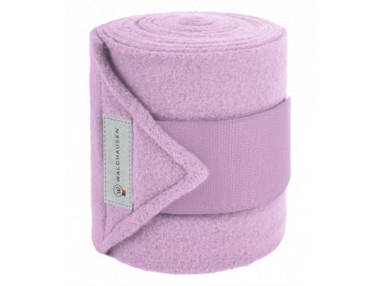 Bandáže Basic fleece  4 x 3m , světle růžová