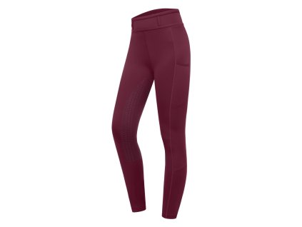 jezdecké leginy ella glam sametove cervene 1