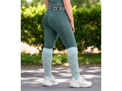 podkolenky elt argyle mint green