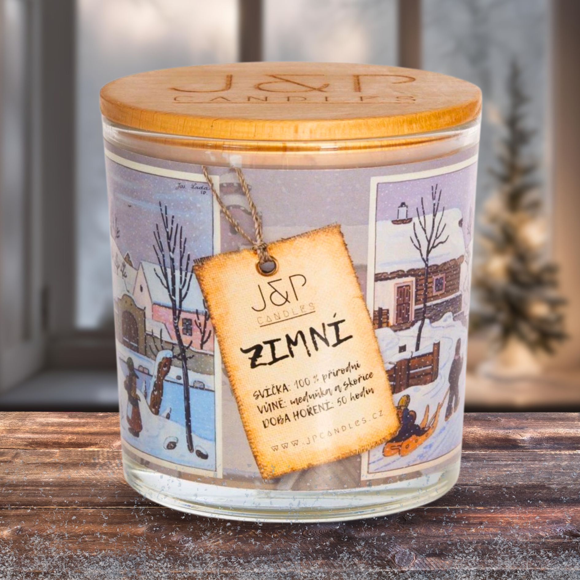 VÁNOČNÍ SVÍČKY S MOTIVEM JOSEFA LADY: RUČNĚ DĚLANÝ KLENOT