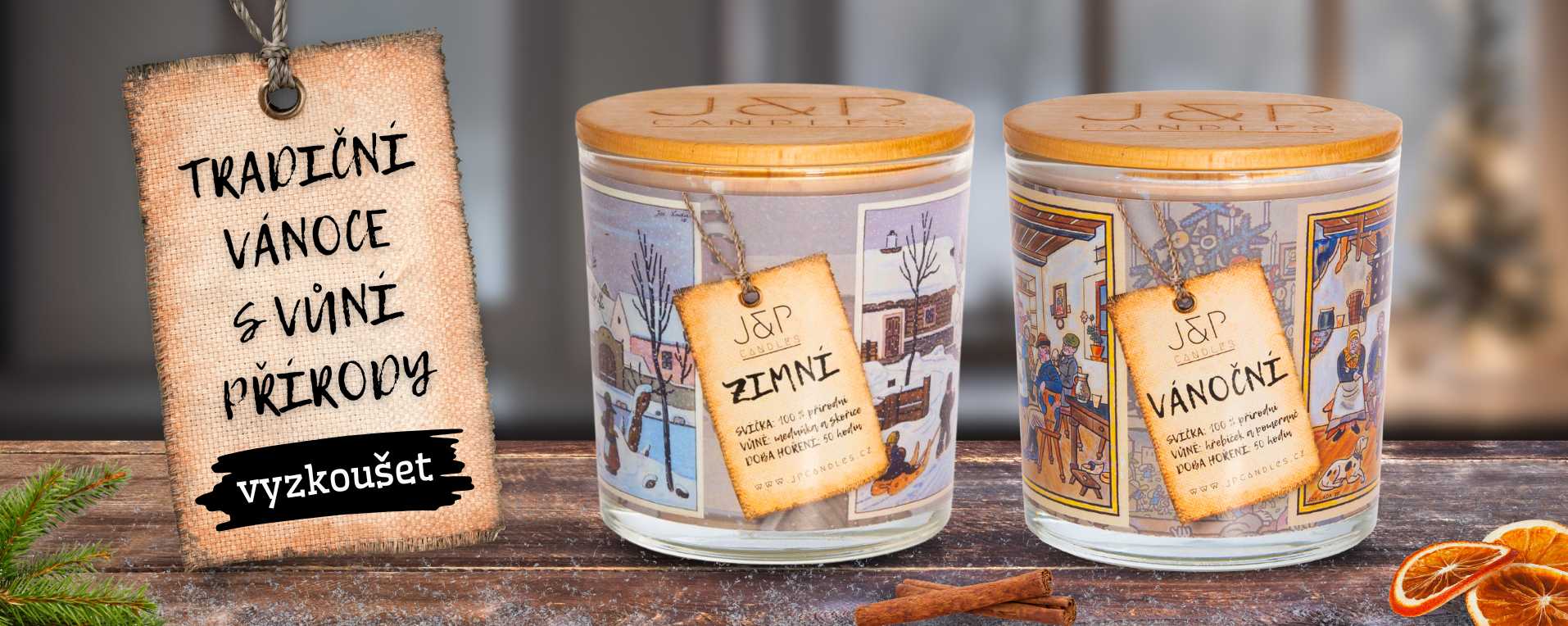 VÁNOČNÍ LADOVSKÉ SVÍČKY