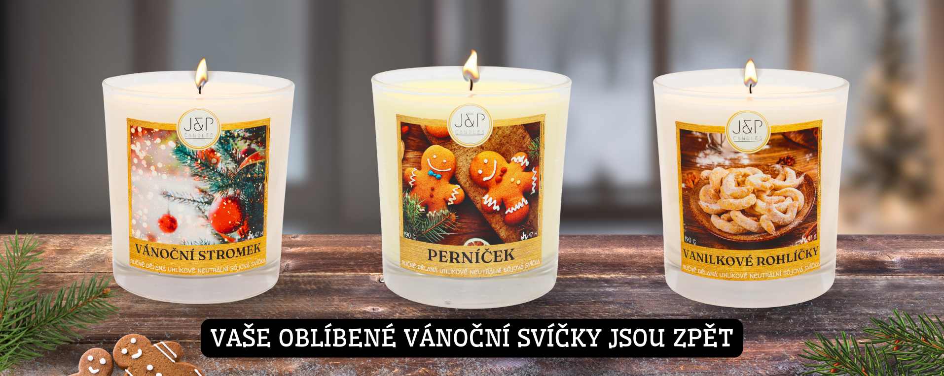 NEJKRÁSNĚJŠÍ VÁNOČNÍ VONNÉ SVÍČKY