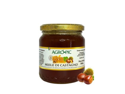 Kaštanový med 500 g s obrázkem