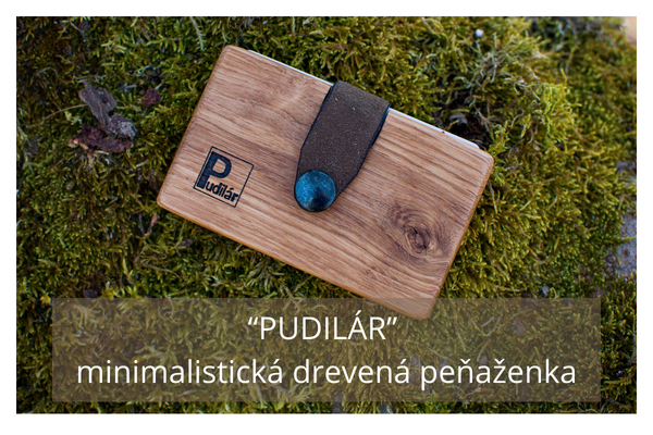 Drevená peňaženka - pudilár