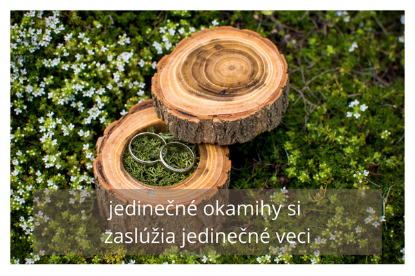 Drevená krabička na prsteň
