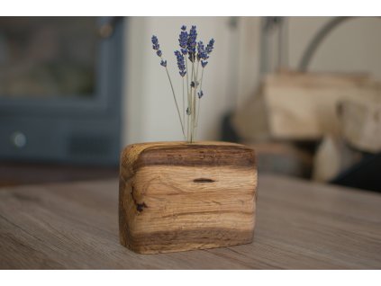 drevená vaza dub mala