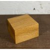 Drevená krabička na obrúčky - Dub - Klasik