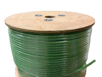 Balení kabelu Cat8 22AWG, 0,64mm – cívka s délkou 305m, perfektní pro moderní infrastrukturu a profesionální instalace.