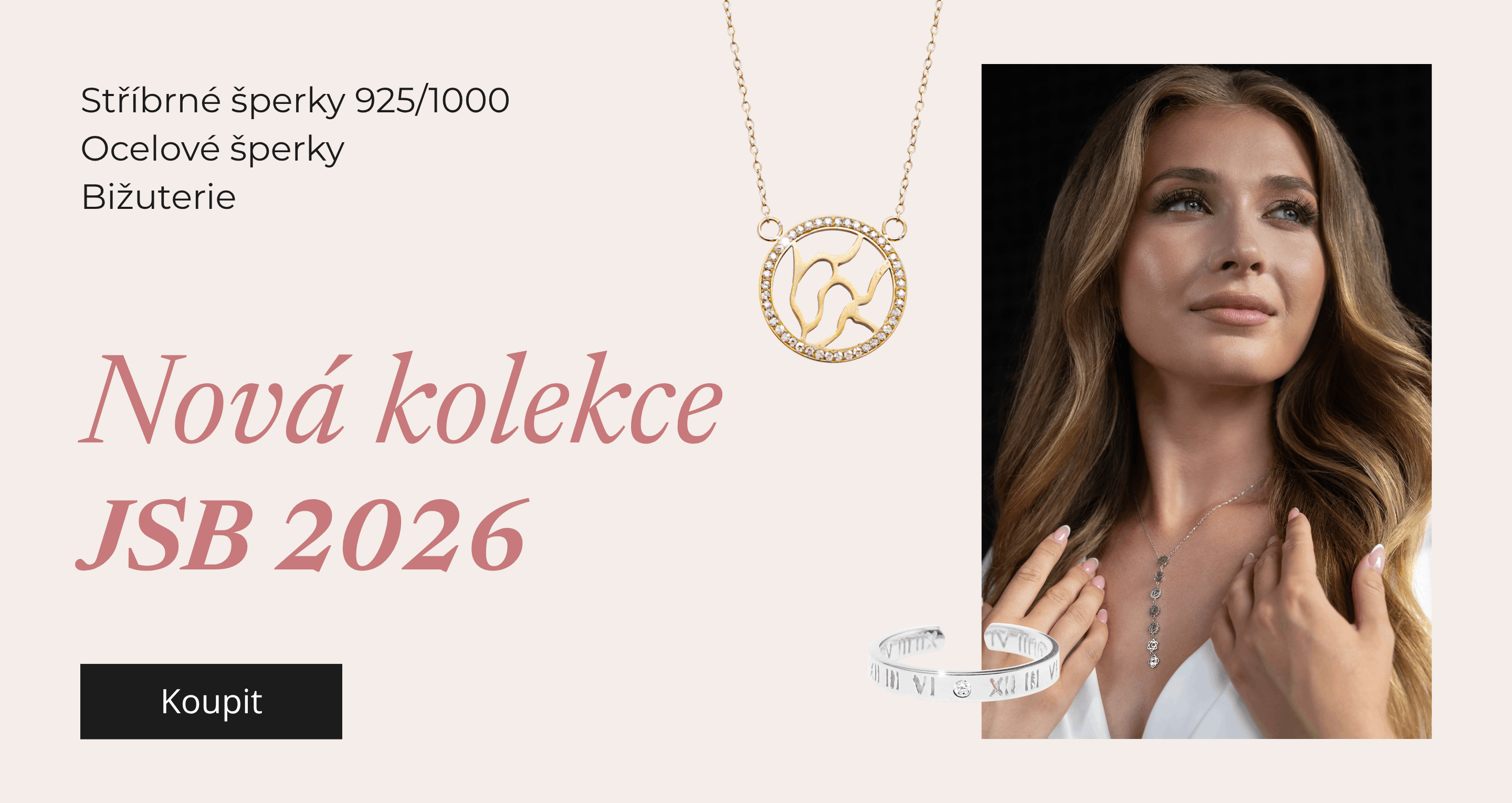 Krásné šperky JSB z Jablonce nad Nisou s rodinnou tradicí od roku 1996 - nová kolekce