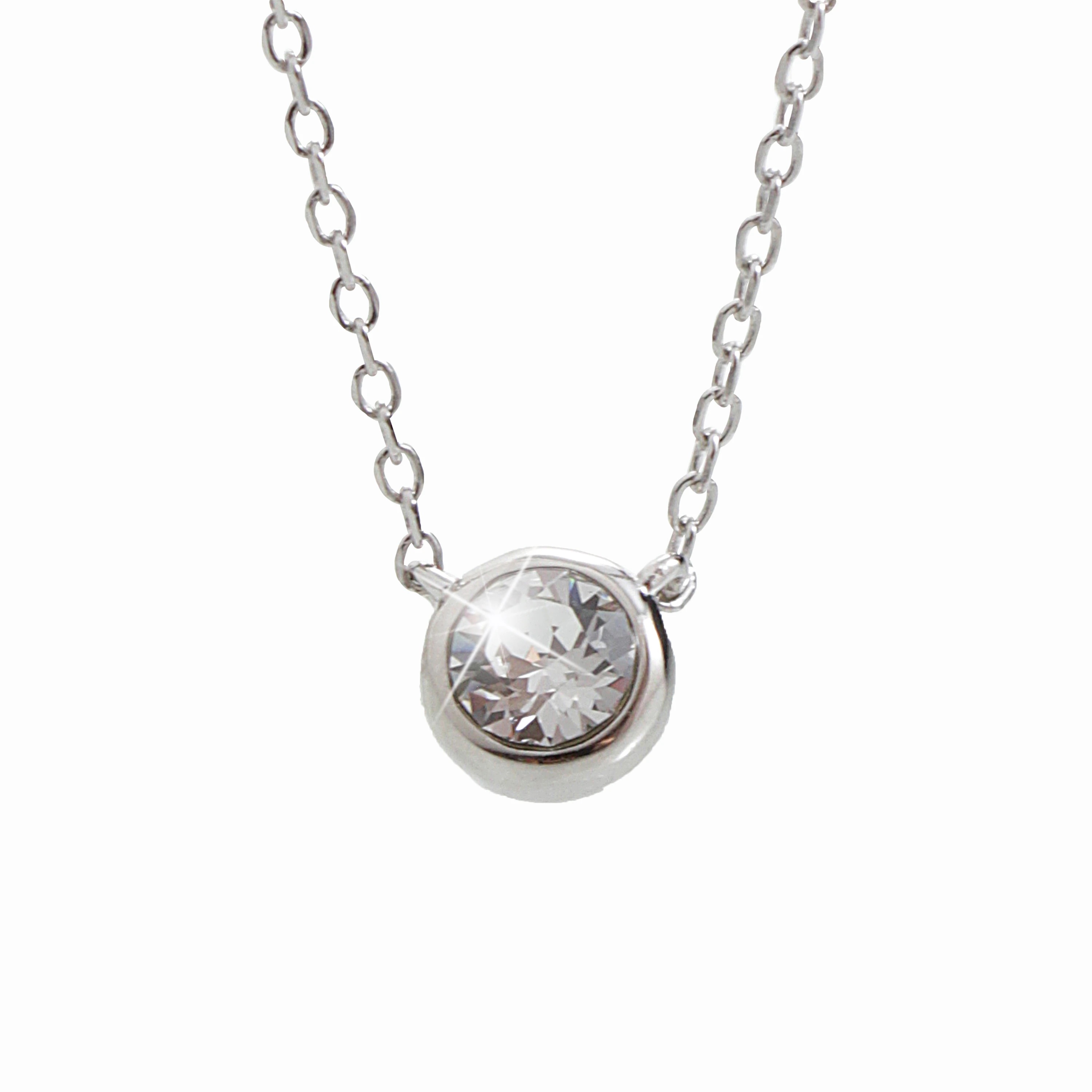 Stříbrný náhrdelník Swarovski