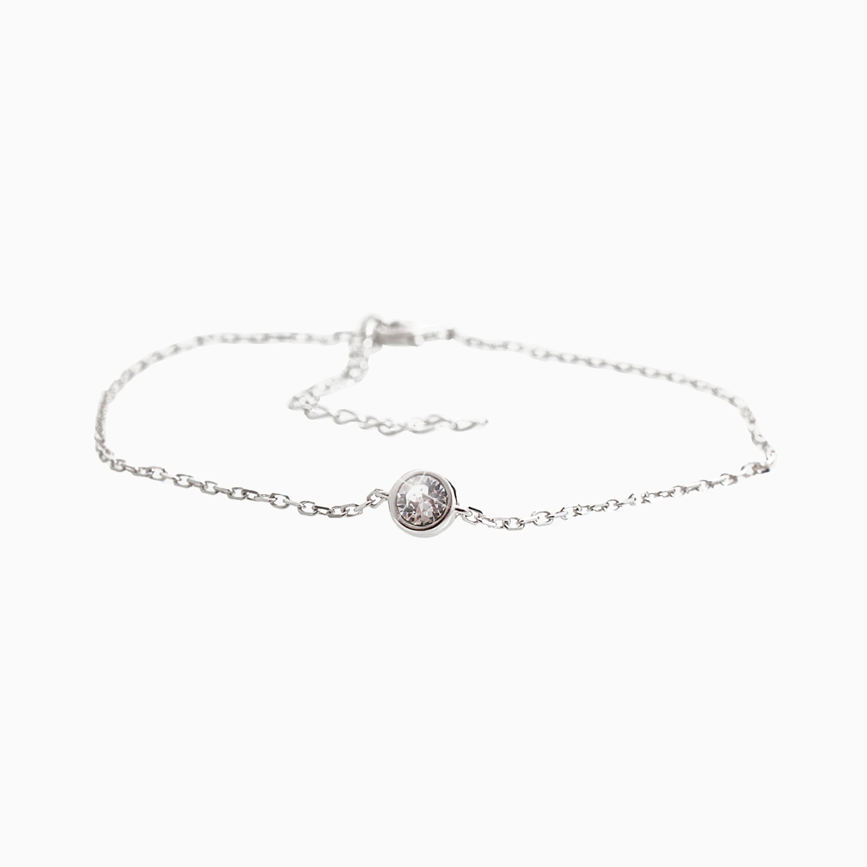 Stříbrný náramek Swarovski