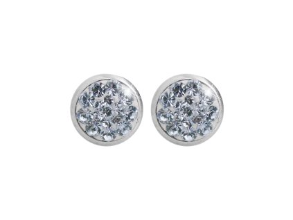 Ocelove nausnice puzety mini lentilky s krystaly Preciosa Alexandrite - a
