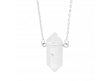 Stribrny nahrdelnik s kristalem Crystal - a (Stribro 925/1000)