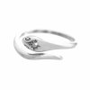 Stribrny prsten had s krystalem Swarovski Crystal (Stribro 925/1000)
