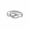 Stribrny prsten nekolik propletenych vlnek s krystaly Swarovski Crystal (Stribro 925/1000)