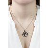 15146 2 ocelovy nahrdelnik strom zivota bez krystalu