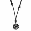 Pánský náhrdelník s ocelovým přívěskem ve tvaru keltského symbolu slunce