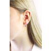 Stribrne detske nausnice klapky kocicka (Stribro 925/1000) - C