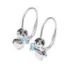 Stribrne detske nausnice klapky tucnak (Stribro 925/1000) - B