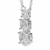 Stribrne nahrdelnik postupne se zvetsujici Kubicke zirkony Crystal - b (Stribro 925/1000)