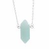 9624 stribrny nahrdelnik s kristalem amazonite a stribro 925 1000